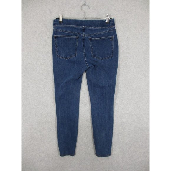 Madewell Women's Pull On Jeans Mid Rise Medium Wash Skinny Crop Size 28 - Picture 3 of 7